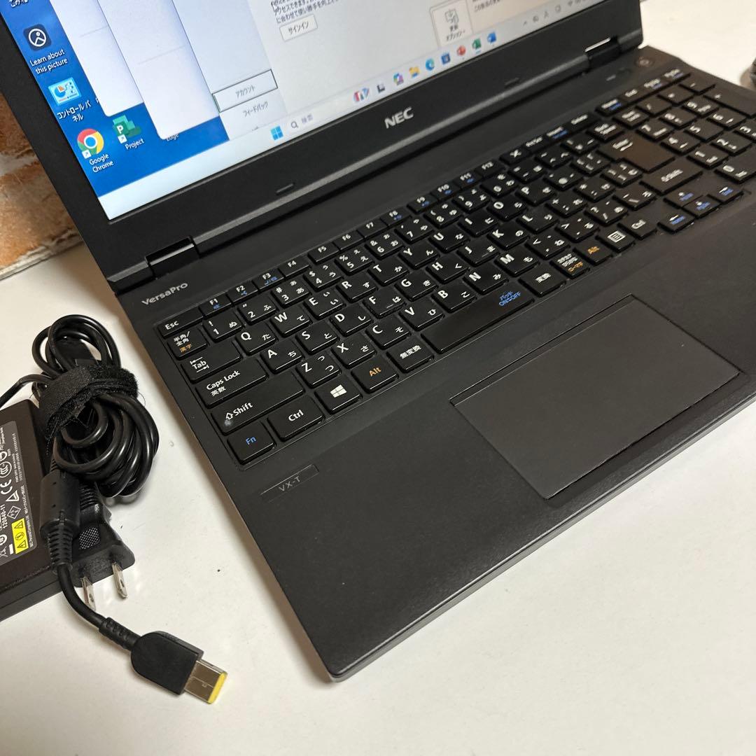 NEC Versaproノート PC SSDサクサク起動　メモリ8GBオフィス付