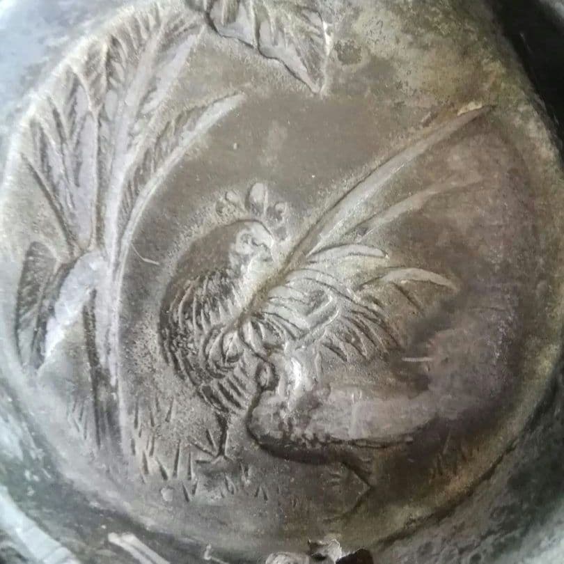 襖の引き手　引手　金属工芸　和骨董　アンティーク