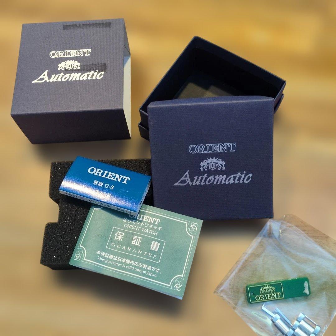 ORIENT 自動巻き時計 デイデイト表示 EU 04CO【レトロ】