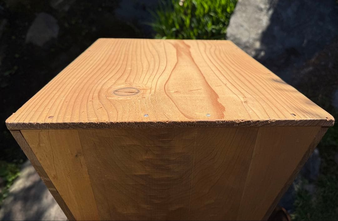 ひ*び様 昭和レトロ　京都ヴィンテージ　踏み台　木製　脚立Fumidai Ste