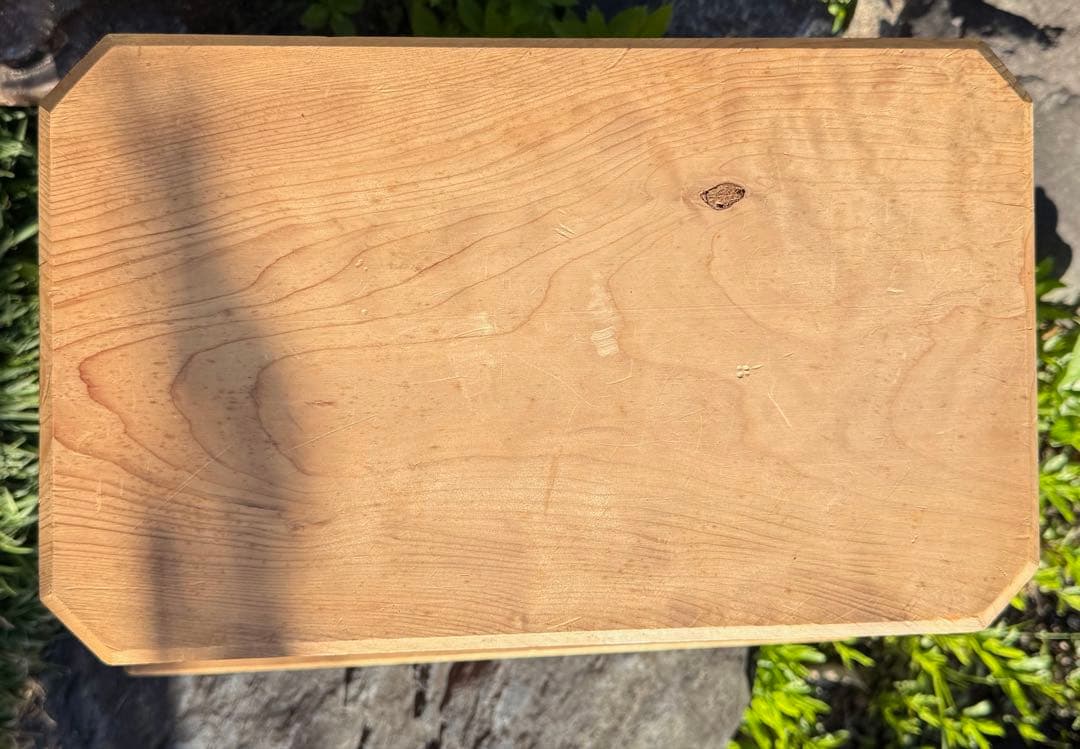 ひ*び様 昭和レトロ　京都ヴィンテージ　踏み台　木製　脚立Fumidai Ste