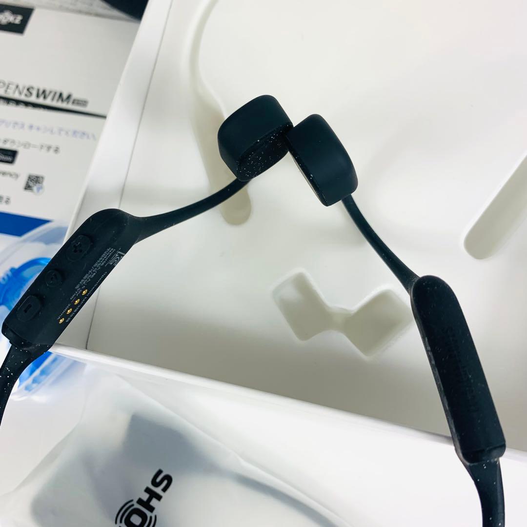 SHOKZ OpenSwim S700 骨伝導イヤホン ブラック｜美品