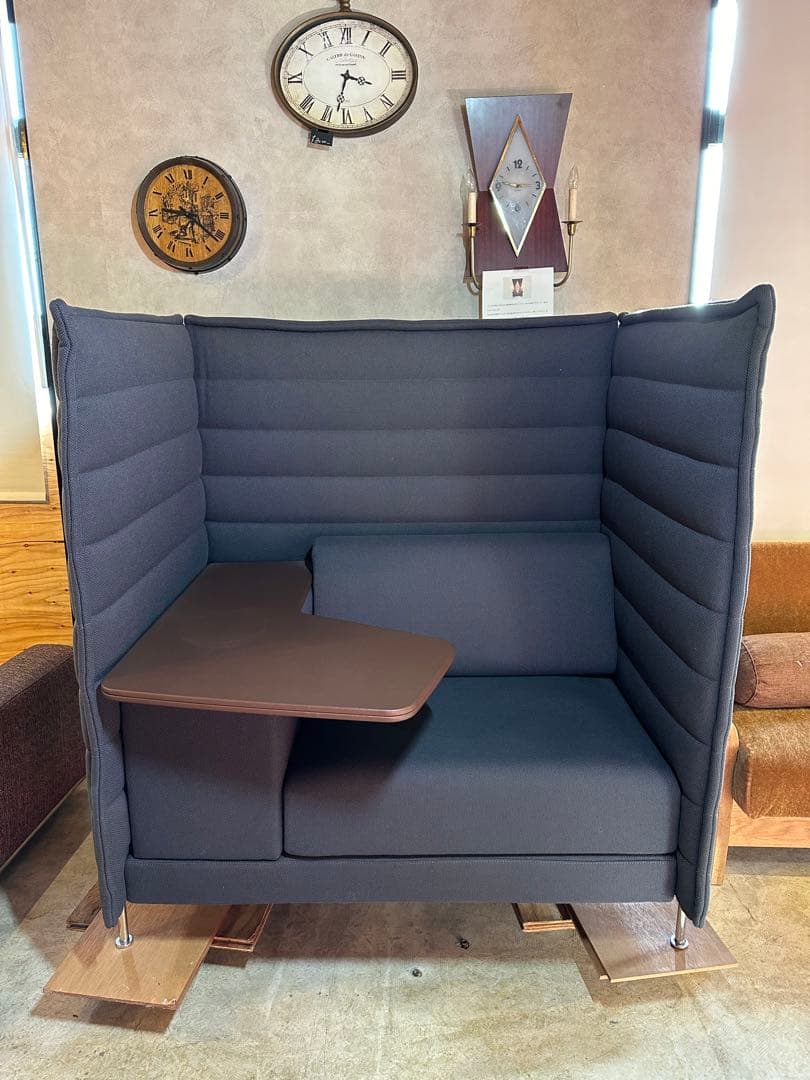 展示美品 vitra ヴィトラ アルコーヴ ワーク ハイバック ソファ 引取可