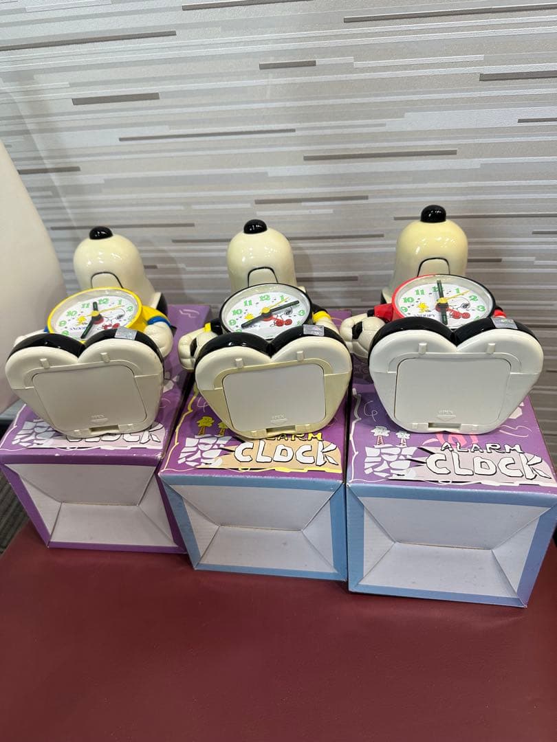 【３点まとめ】スヌーピー アラームクロック　レトロ品
