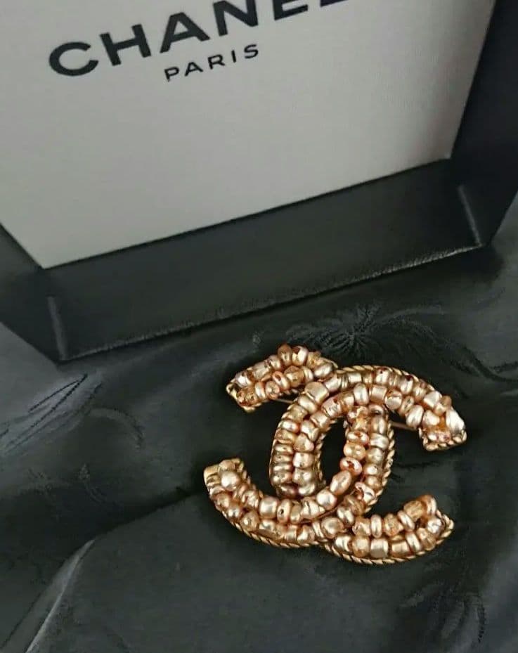 ♥極希少レア♥シャネルブローチビーズココマーク✨️ヴィンテージ✨️最終価格✨️