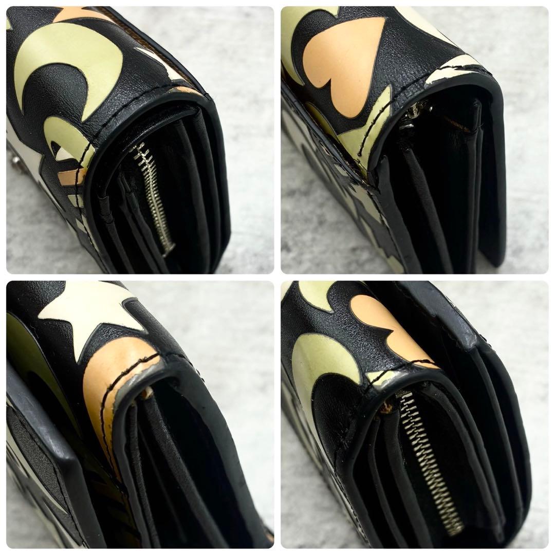 極美品 ヴィヴィアンウエストウッド 宇宙 オーブ コンパクトウォレット 折り財布