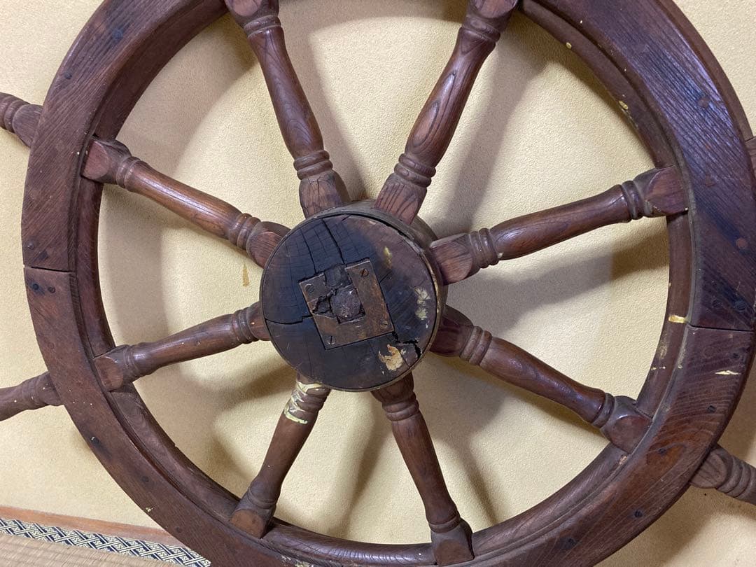 舵輪 ラット 船 船舶 No.3