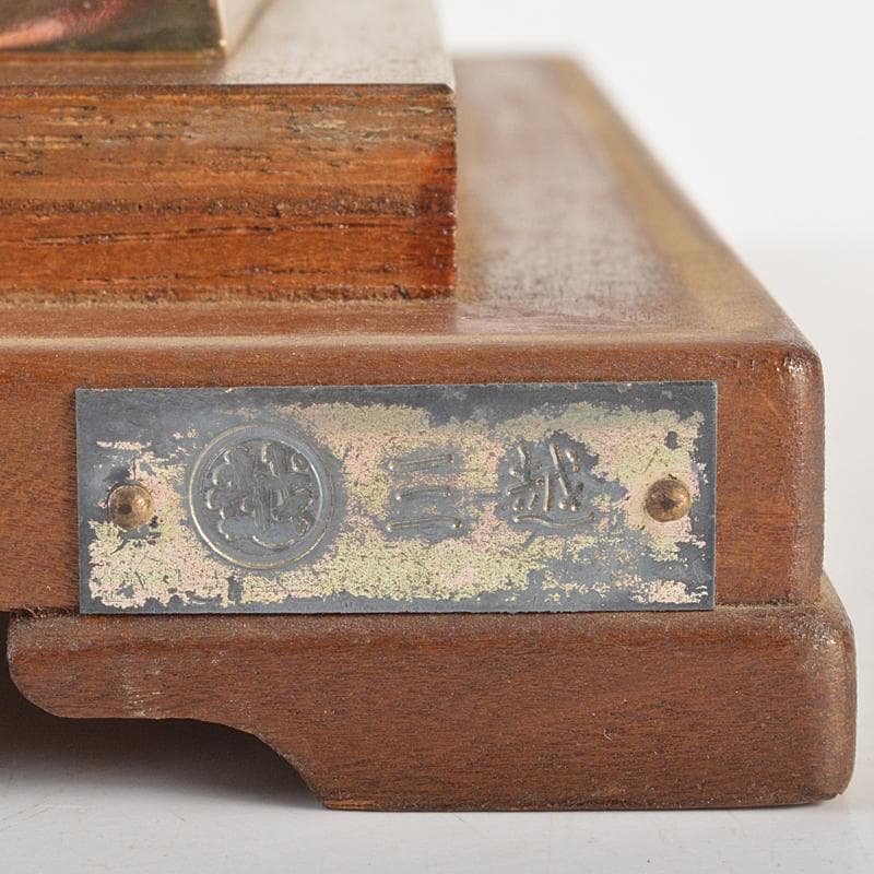 三越謹製　銀製　銀帆船　ヨット　約51g　置物　共箱　M　R7467B