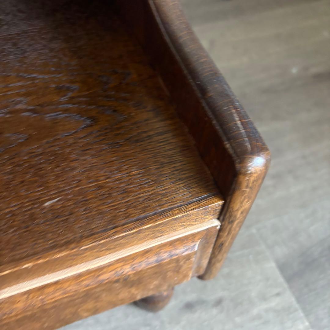 ヴィンテージ　ベッドサイド　ミニラック　オーク　無垢材