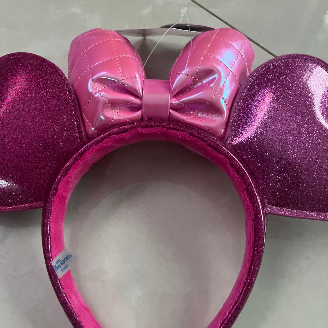 新品ミニー・パルパルーザ・トレーナーM〜L カチューシャ　 チョコレートバック