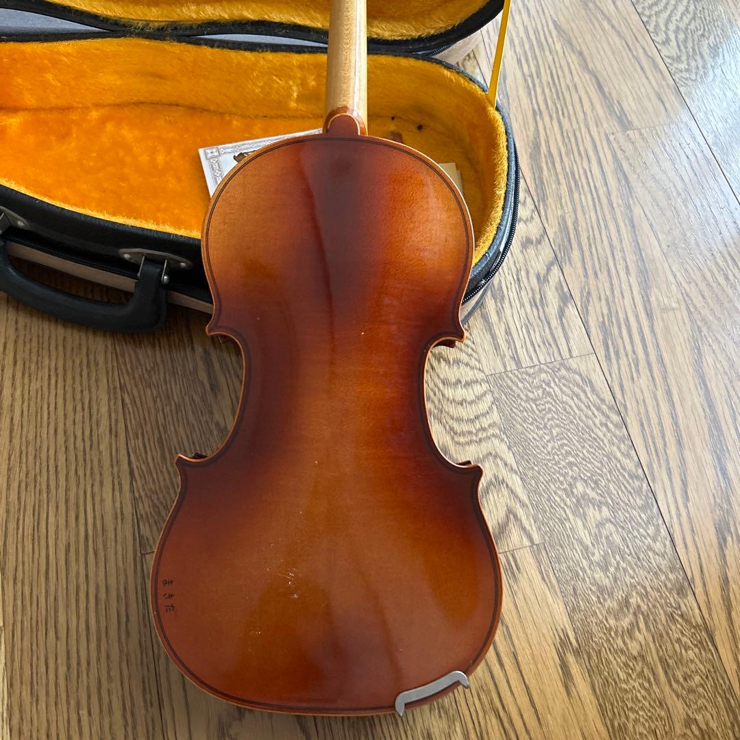 【子供バイオリン】[スズキバイオリン]弓、ケース、肩当て付き 1/4サイズ