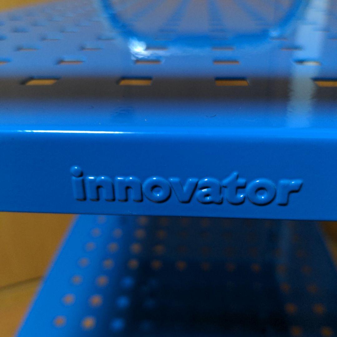 【Innovator】マルチワゴン三段シェルフ（ブルー