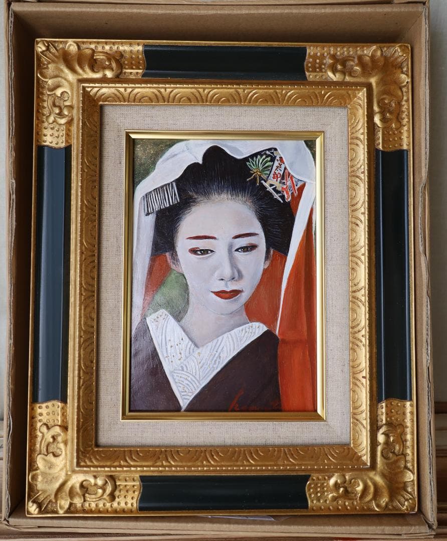 『薫香』　油彩肉筆画