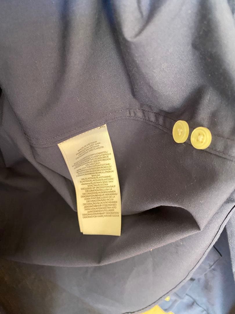 新品タグ付きPolo Ralph Lauren ネイビー長袖シャツ サイズ2