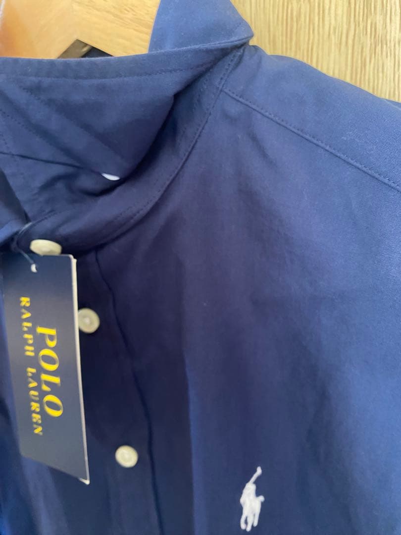 新品タグ付きPolo Ralph Lauren ネイビー長袖シャツ サイズ2