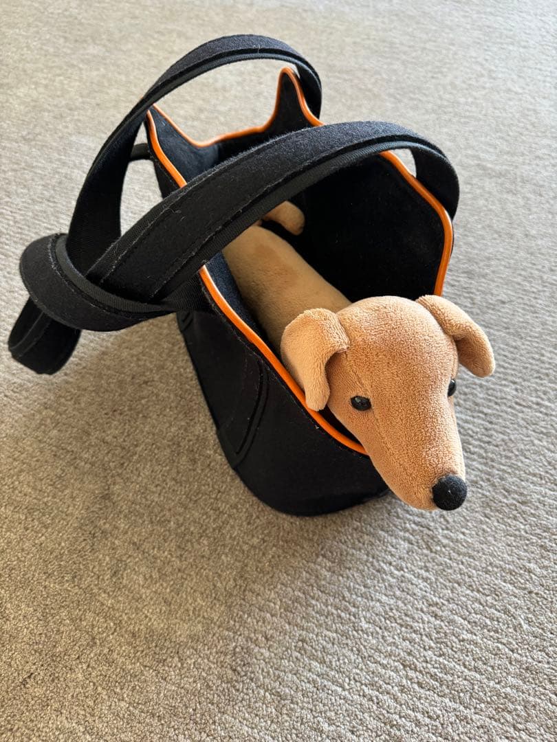 HERMES 　ペットキャリーバッグ　ドックバック　セリエ黒