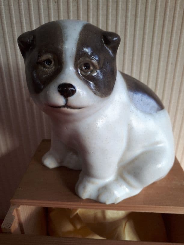 京焼、船津英治の犬の置物