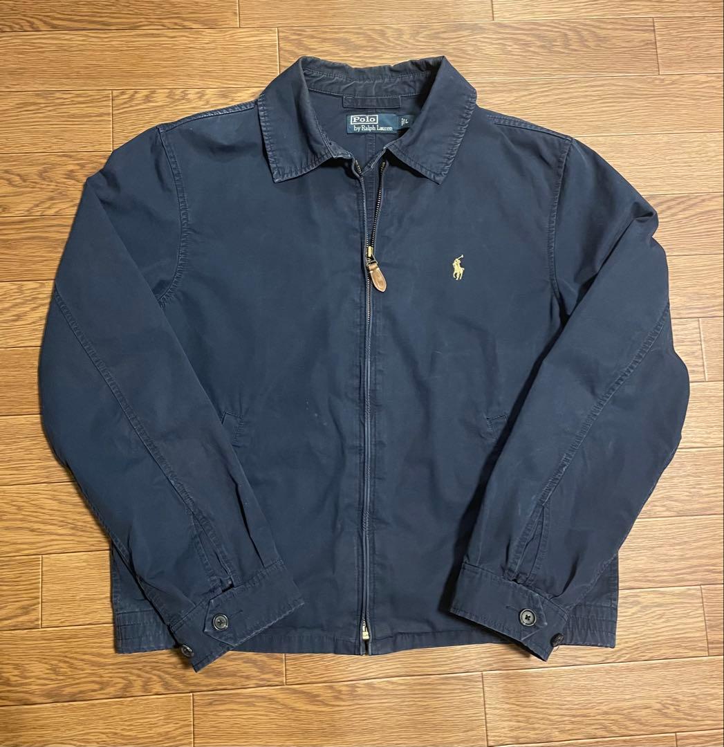 Ralph Lauren スイングトップ　90s ネイビー　フェード
