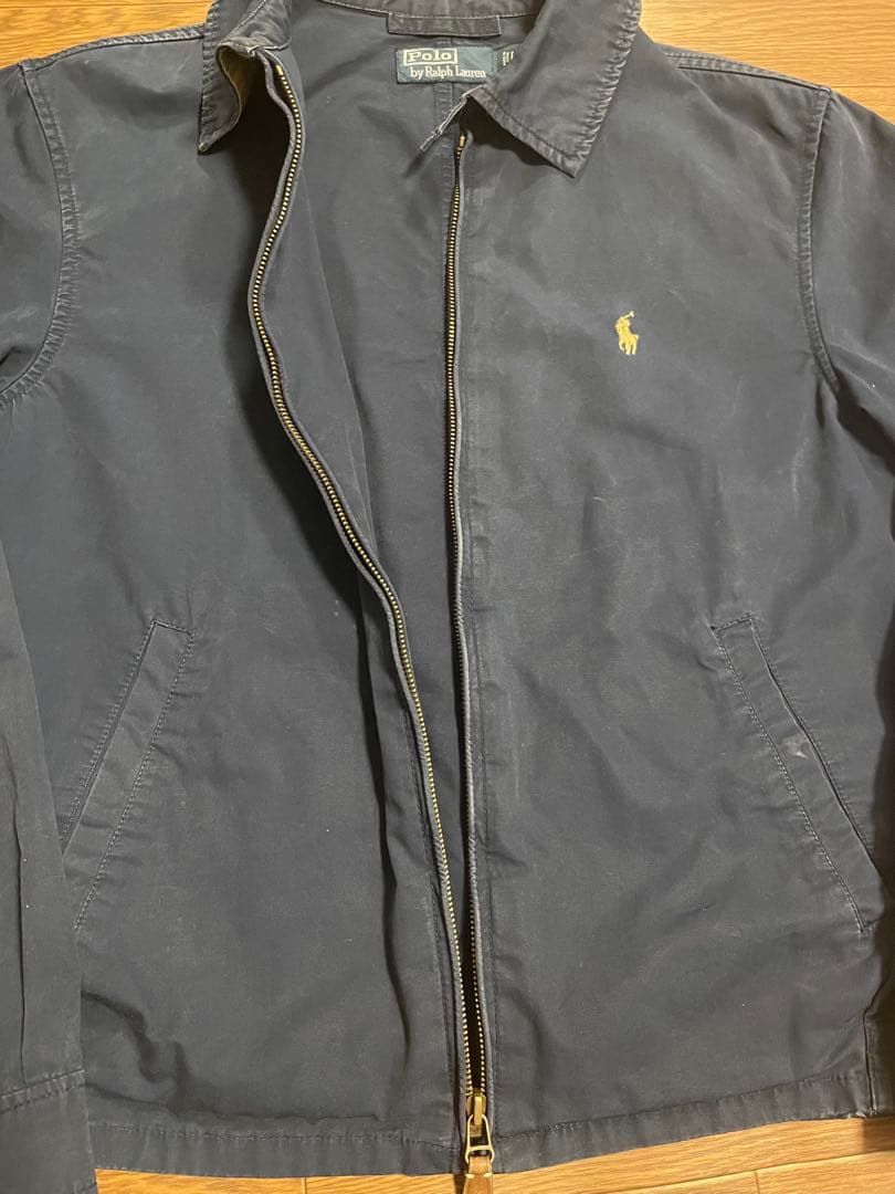 Ralph Lauren スイングトップ　90s ネイビー　フェード