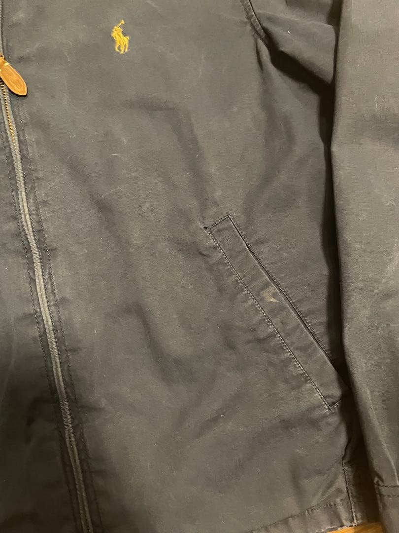 Ralph Lauren スイングトップ　90s ネイビー　フェード