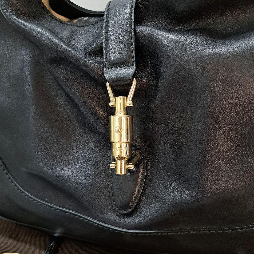 GUCCI ワンショルダー ニュージャッキー レザー ブラック