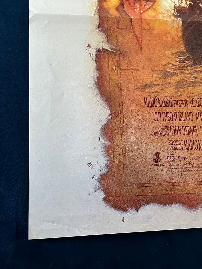 カットスロート・アイランド　USオリジナル映画ポスター