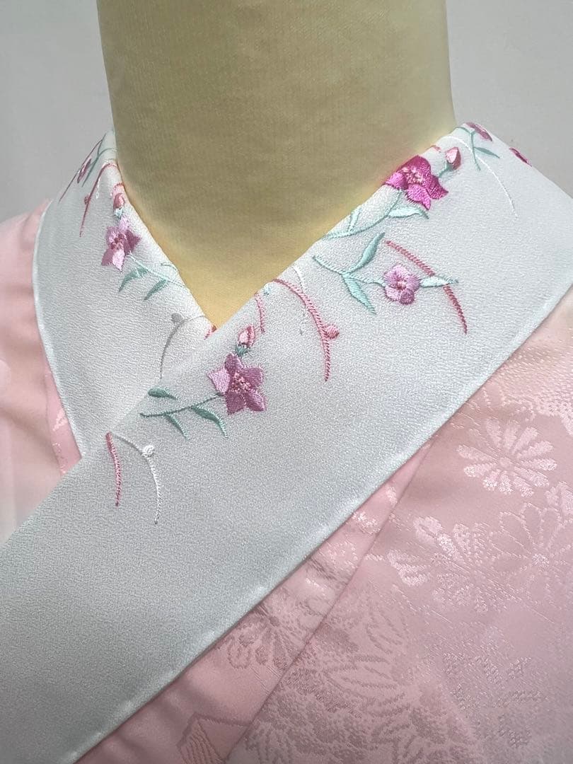 振り袖　フルセット　長襦袢付　金彩加工　刺繍入り　679