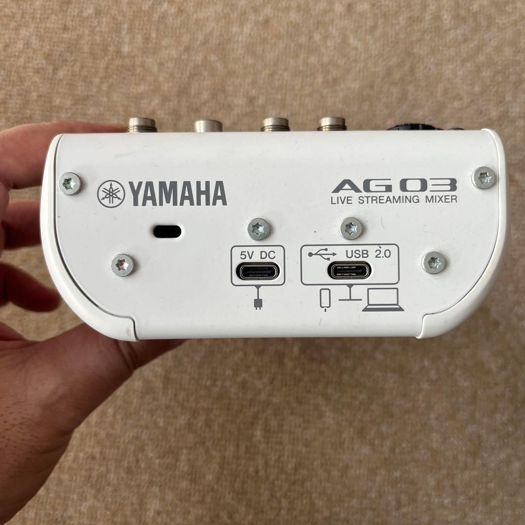 YAMAHA AG03 Mk2ライブストリーミングミキサー （箱、付属品なし）