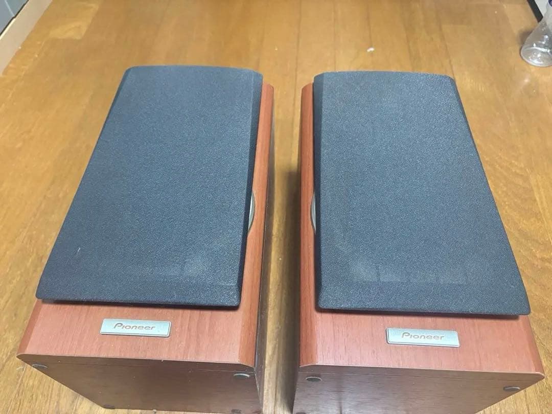 パイオニア Pioneer スピーカー 木目調 コンパクト