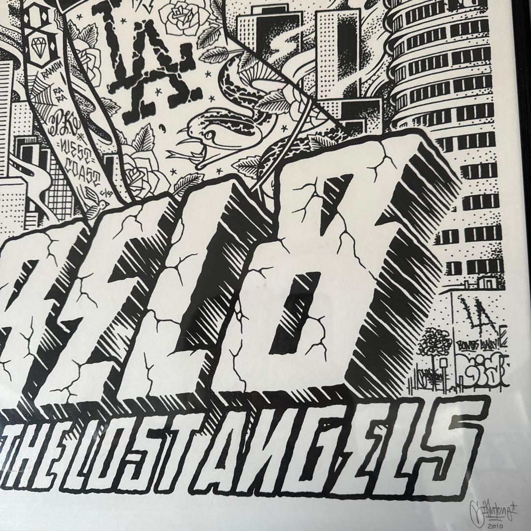 REBEL8 MIKEGIANT TATOO ART グラフティー額入りポスター