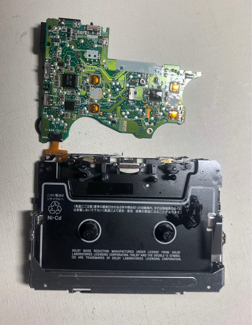 人気良音ガジェットWM-EX622 SONYカセットウォークマン可動品Rブラック