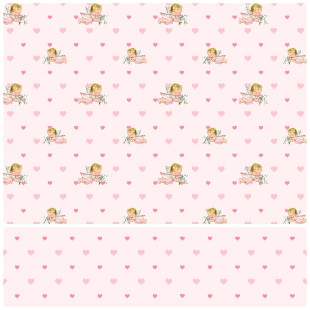 新作①ラブレター♡A4デザインペーパー　80枚♡バレンタイン　コラージュ　素材