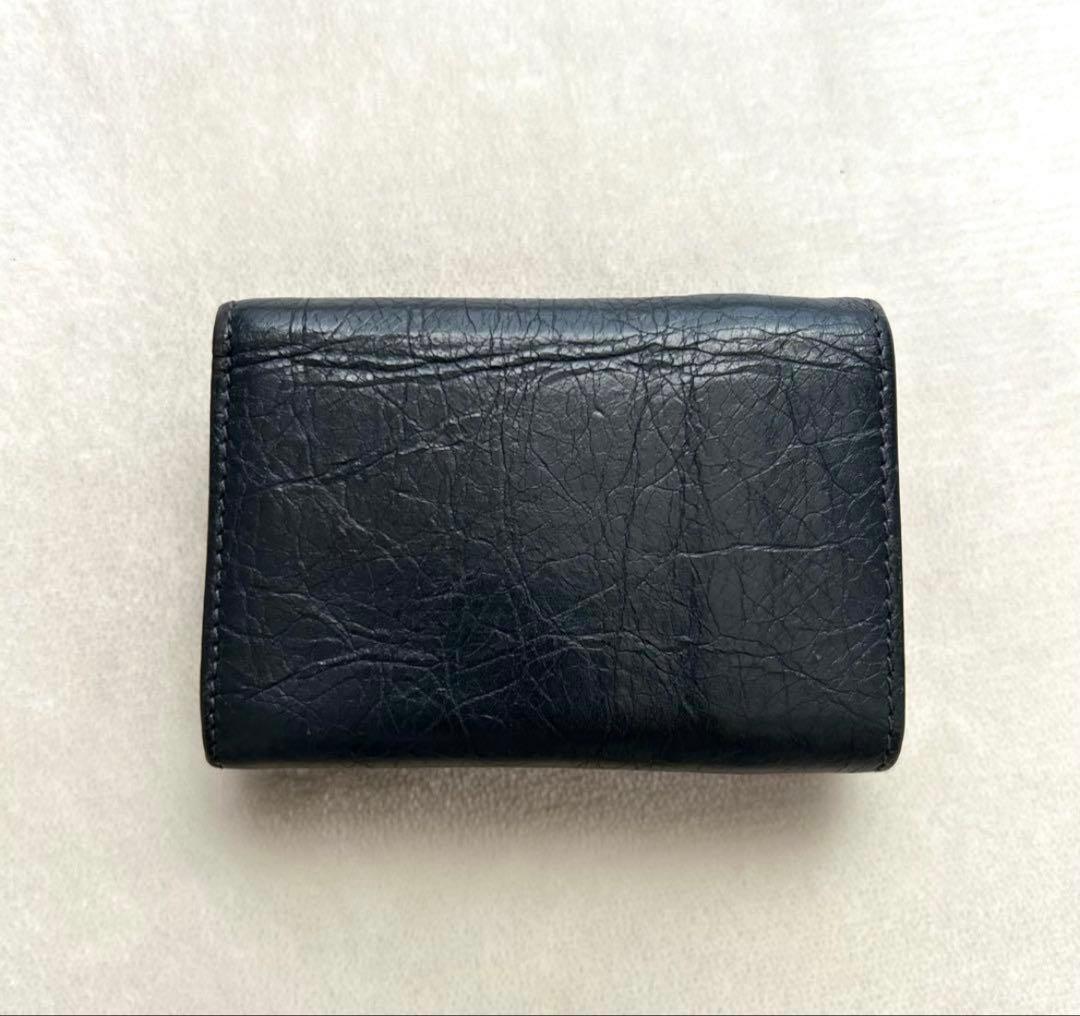 バレンシアガ 三つ折り財布 クラシックミニ グレー