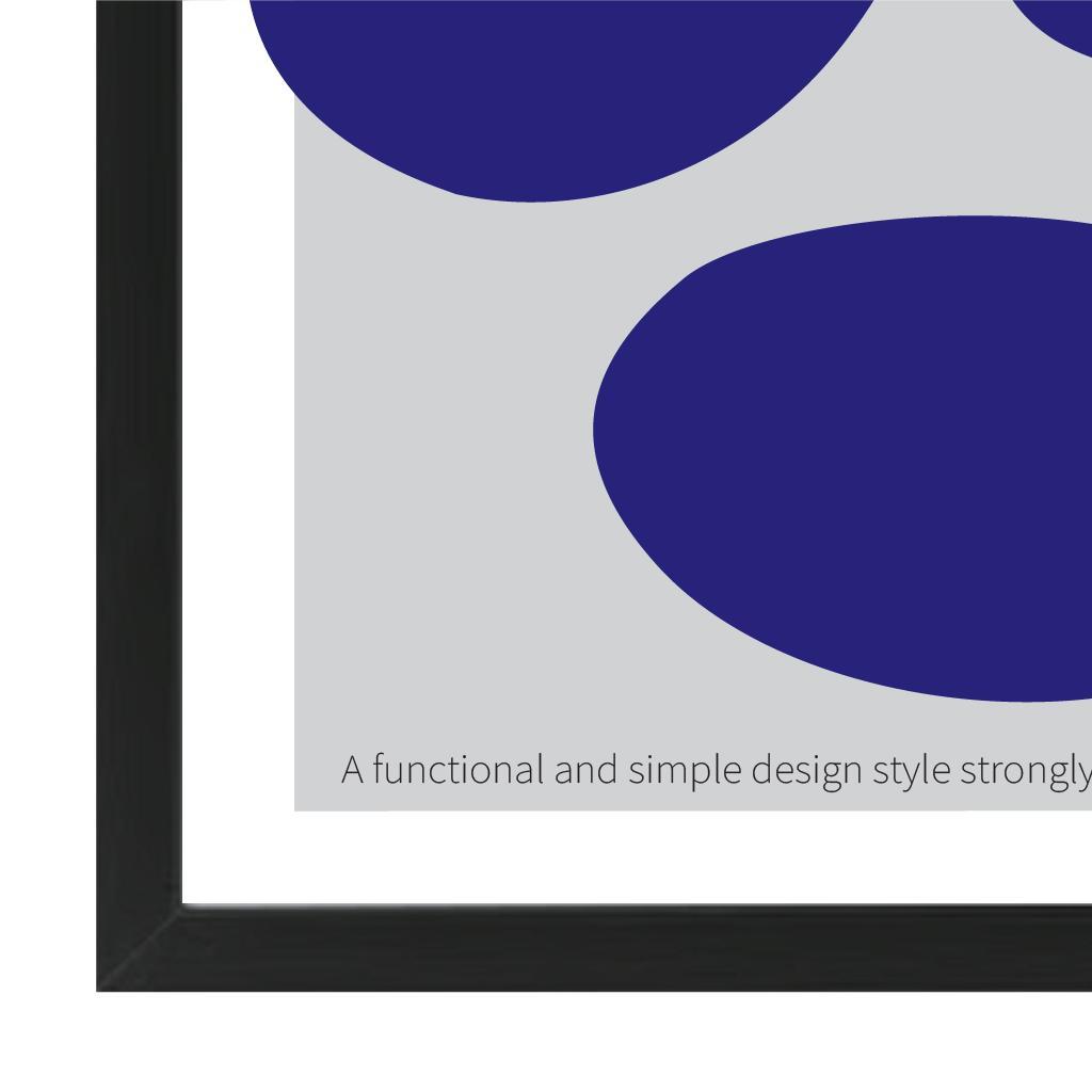 Mid-Century MODERN－blue-001／ アートポスター