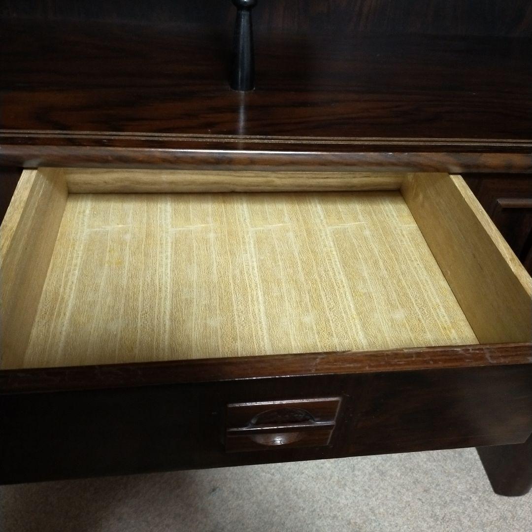 配送無料（たのメル便）　サイドボード　昭和レトロ　ブラウン　引取りも可能