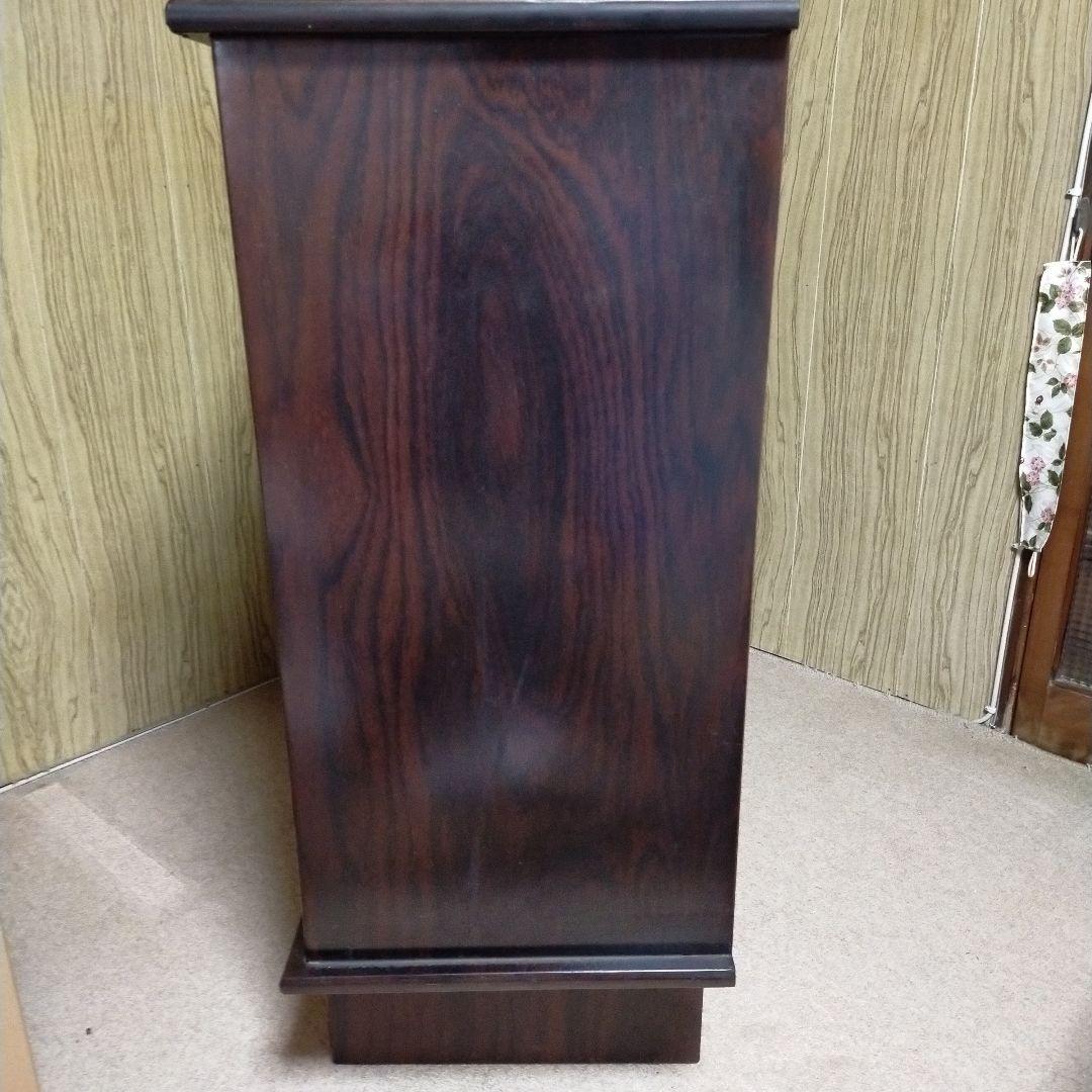 配送無料（たのメル便）　サイドボード　昭和レトロ　ブラウン　引取りも可能