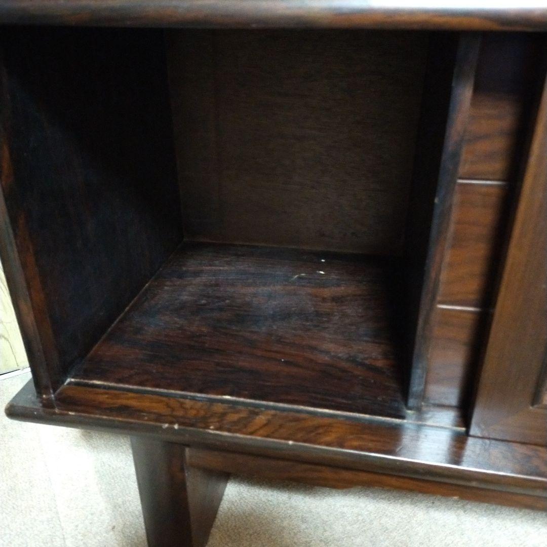 配送無料（たのメル便）　サイドボード　昭和レトロ　ブラウン　引取りも可能