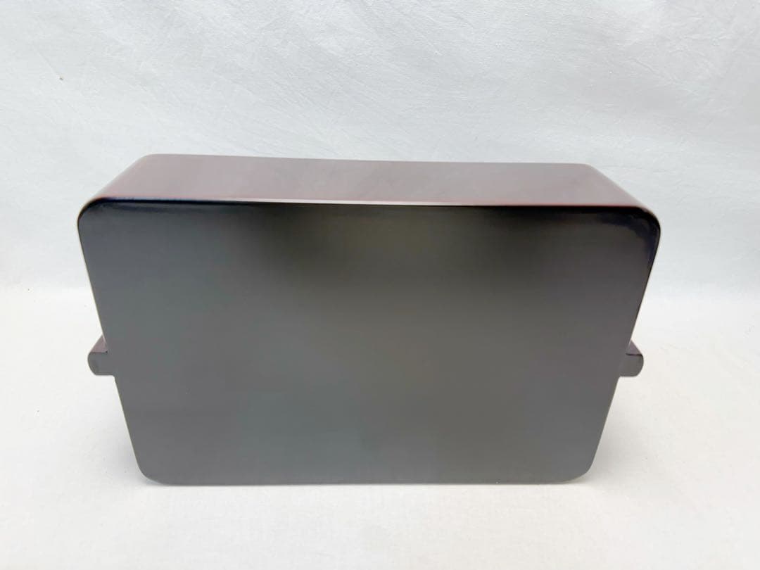 未使用 茶道具 木製溜塗 手持ち 煙草盆 莨盆 元箱