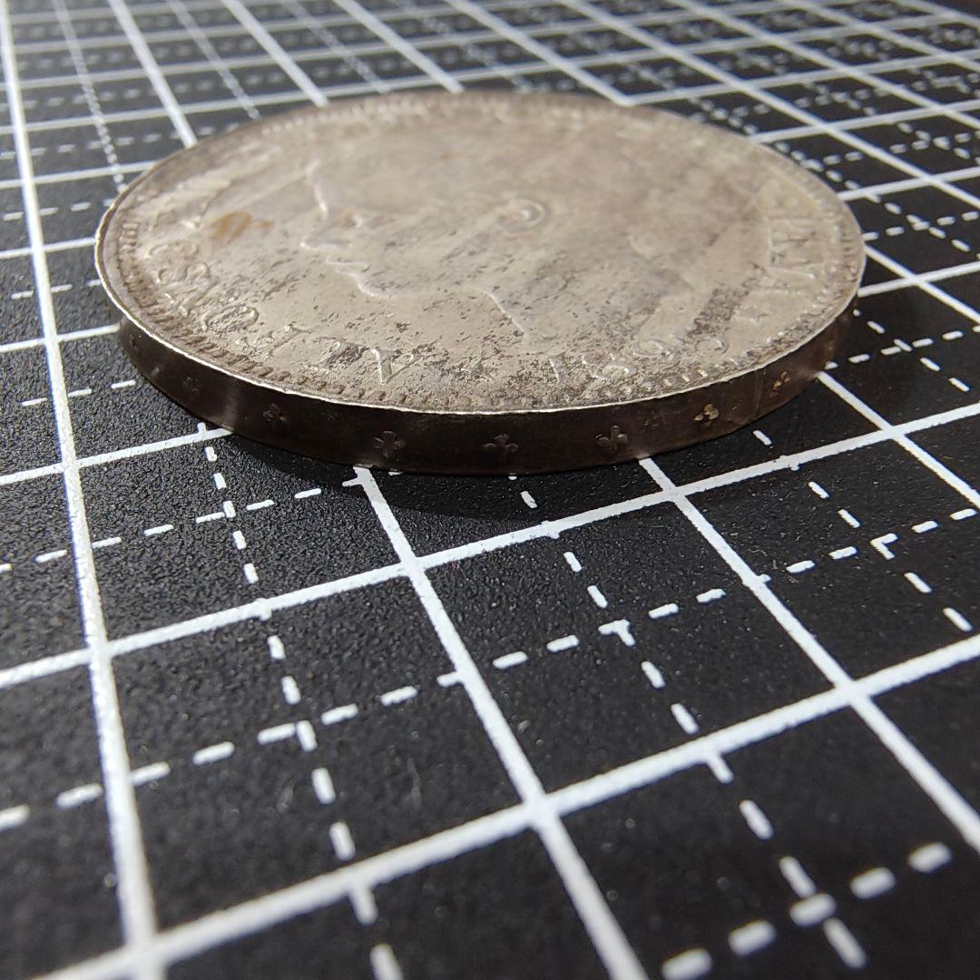 Puerto Rico アルフォンソ13世 1ペソ銀貨 1895年