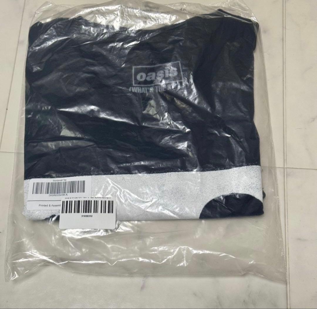 未開封 新品 Oasis Wonderwall Tシャツ XL 黒
