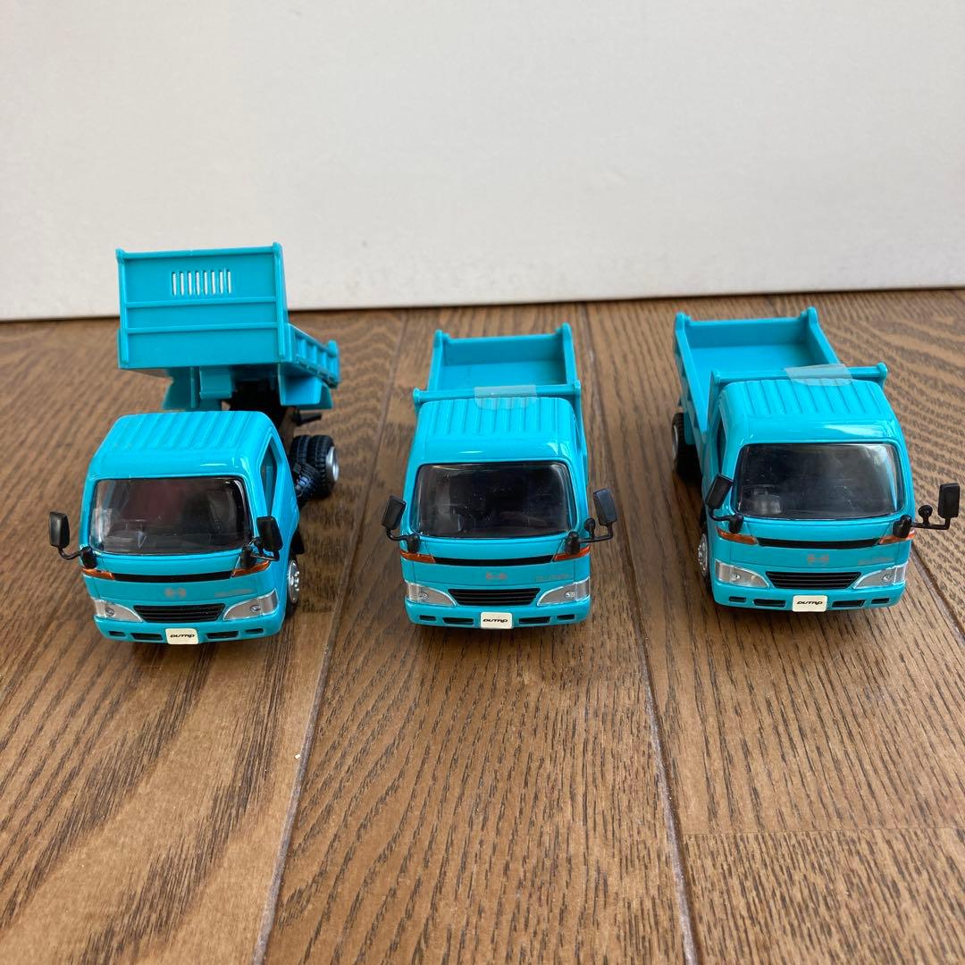 MTECHエムテック 1/43 日野デュトロ横綱ダンプ モデルミニカー3個セット