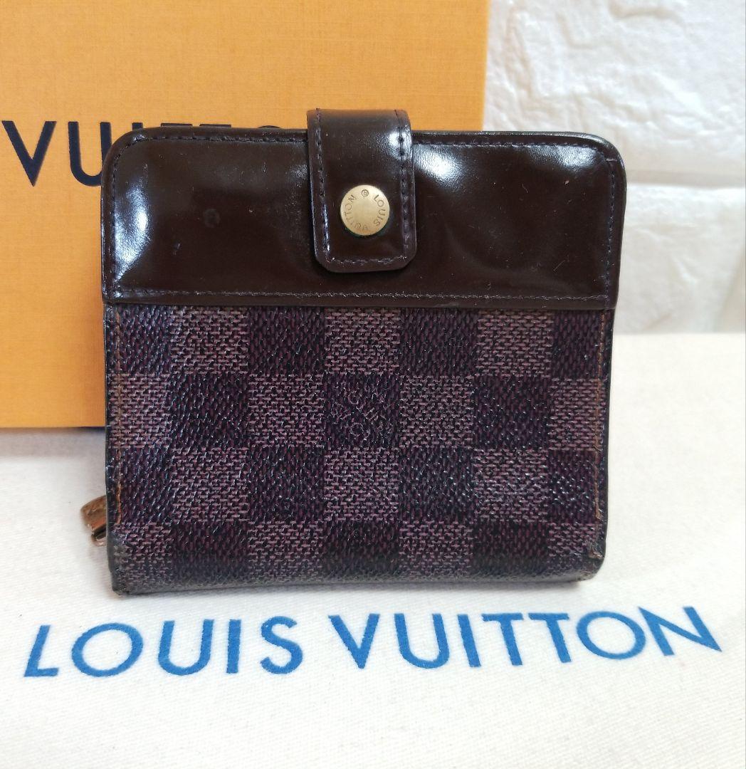 【ラオ】LOUIS VUITTON ダミエ エベヌ コンパクトジップ 二つ