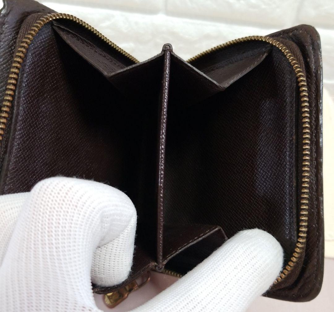 【ラオ】LOUIS VUITTON ダミエ エベヌ コンパクトジップ 二つ