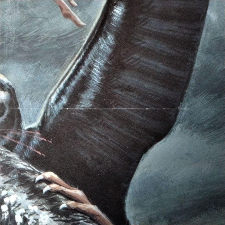 映画ポスター「恐竜・怪鳥の伝説」渡瀬恒彦主演・1977年公開作品