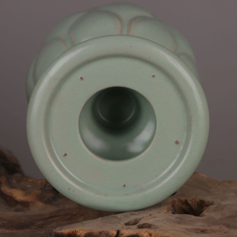 汝窯青釉支釘蓮華香炉 茶道具 香道具 工芸品 美術品 置物