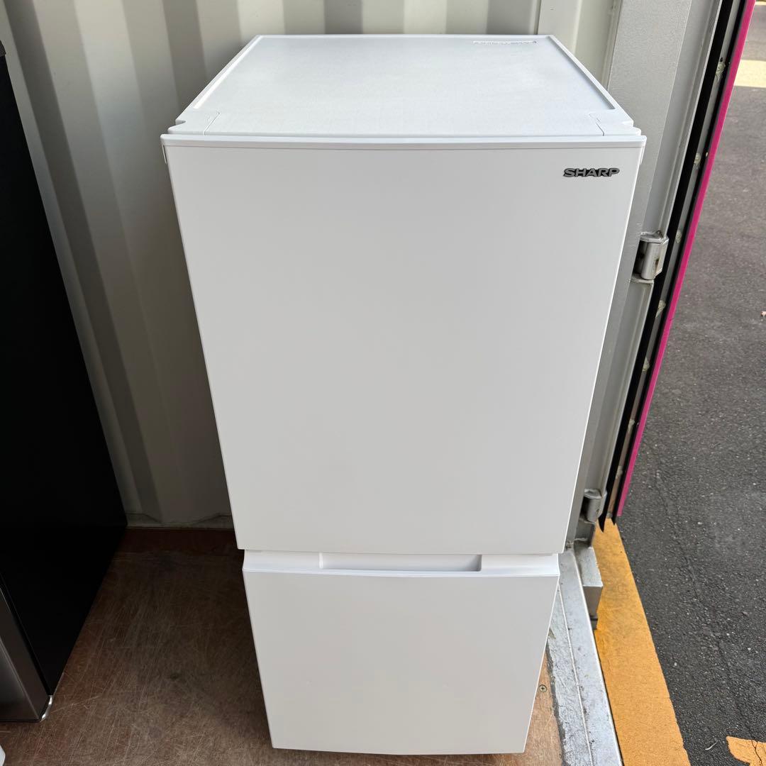 C7434★2023年製美品★シャープ冷蔵庫マットホワイト右.左開き　自動霜取り