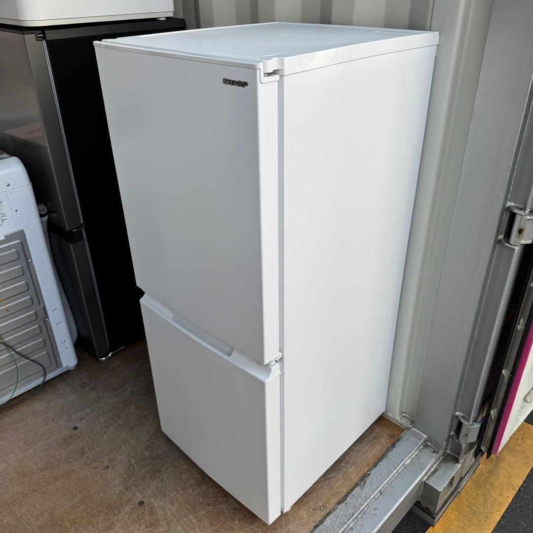 C7434★2023年製美品★シャープ冷蔵庫マットホワイト右.左開き　自動霜取り