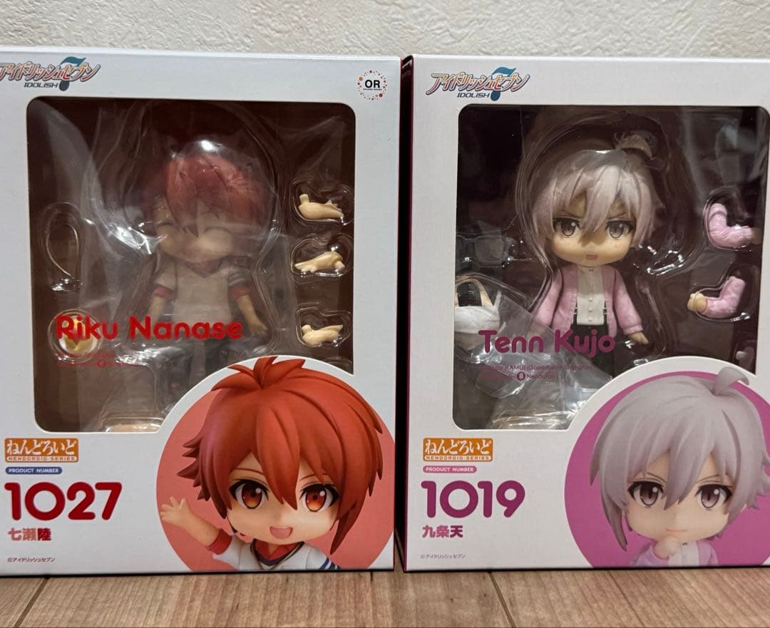 【2点セット売り】アニメイト特典付き ねんどろいど 七瀬陸 九条天 アイナナ