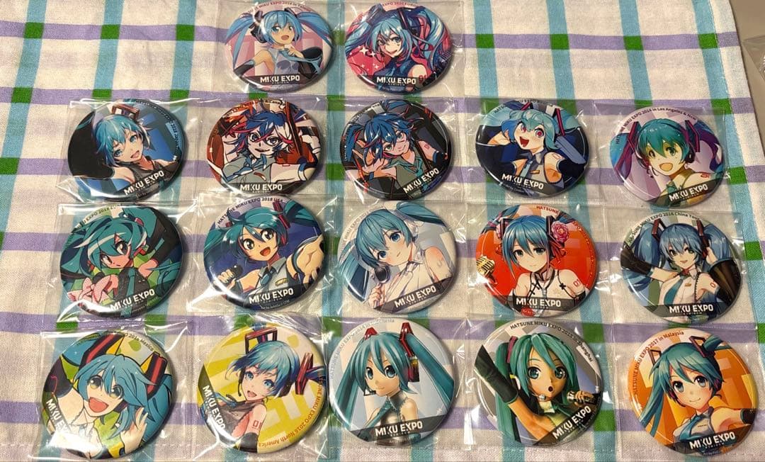 初音ミク　expo 缶バッジセット　全種類