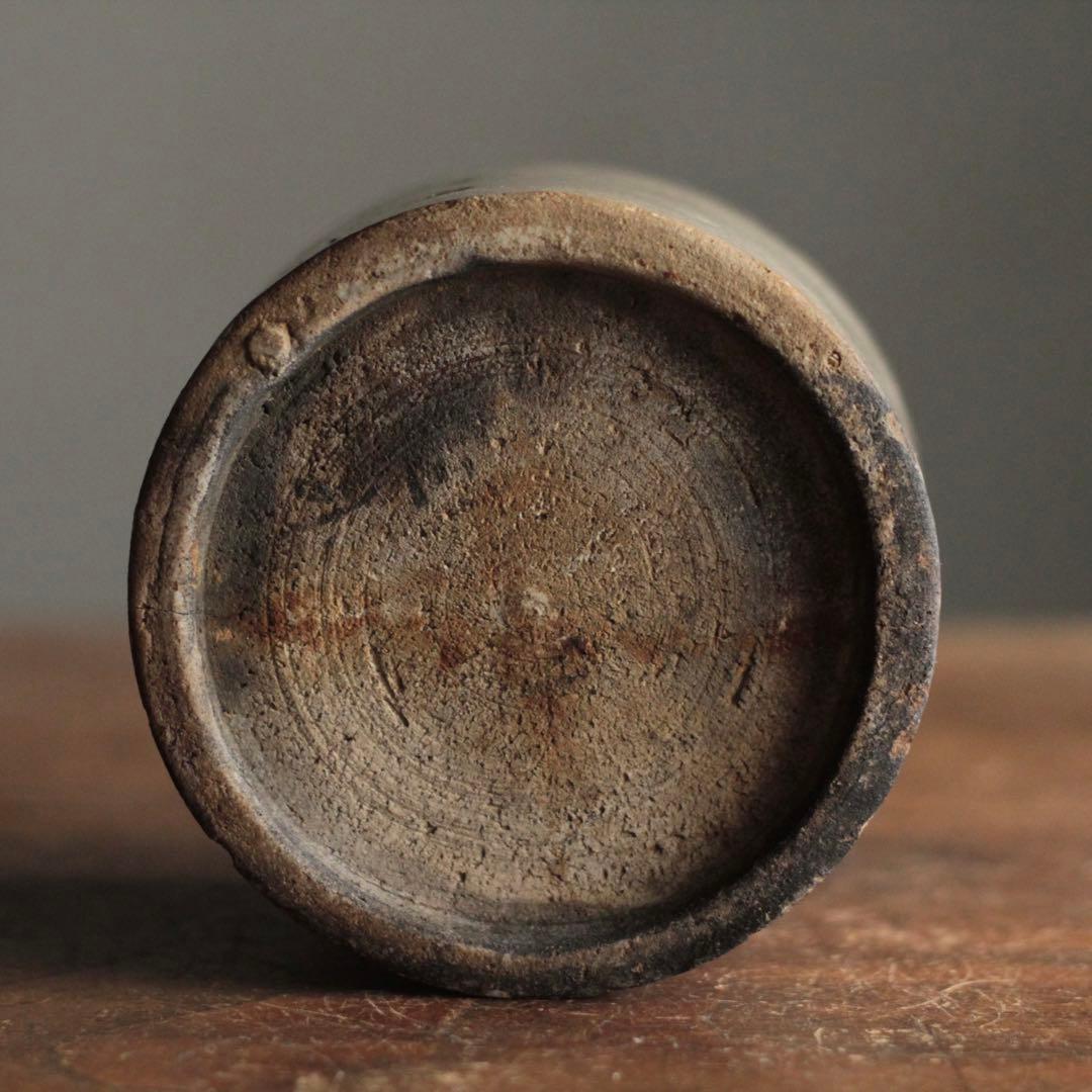 姿の佳い 瀬戸 火入 筒 オブジェ 古美術 古道具 アンティーク